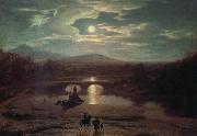 Washington Allston Moonlit Landscape oil on canvas